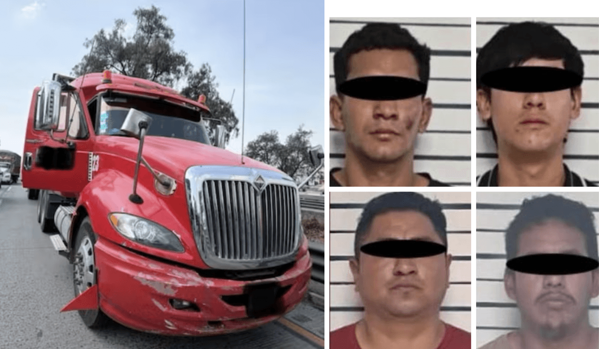 Caen integrantes de banda dedicada al robo de transporte de carga en Hidalgo