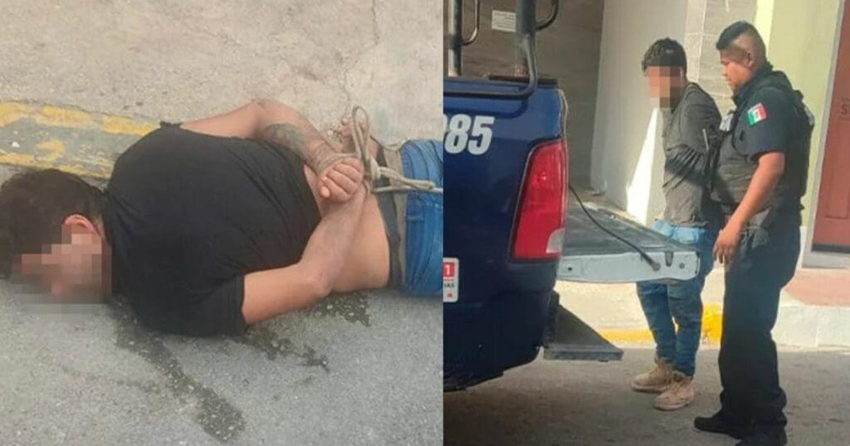 Amarran a sujeto que quiso abusar de una venezolana en Playa del Carmen