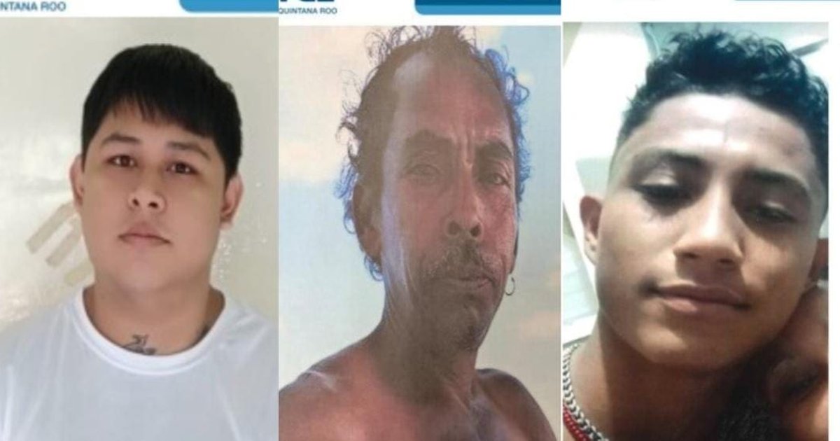 Buscan a tres hombres desaparecidos en Cancún, Bacalar y Felipe ...