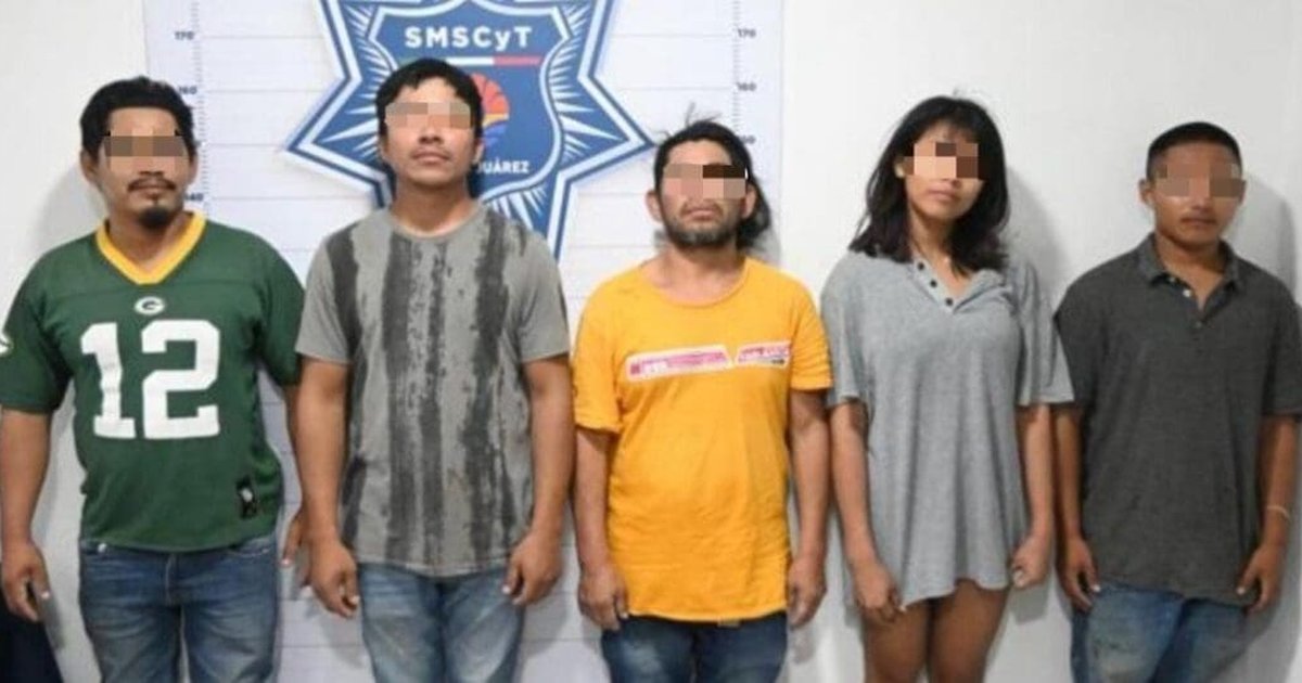 Detienen a cuatro hombres y una mujer por causar disturbios y agredir a ...
