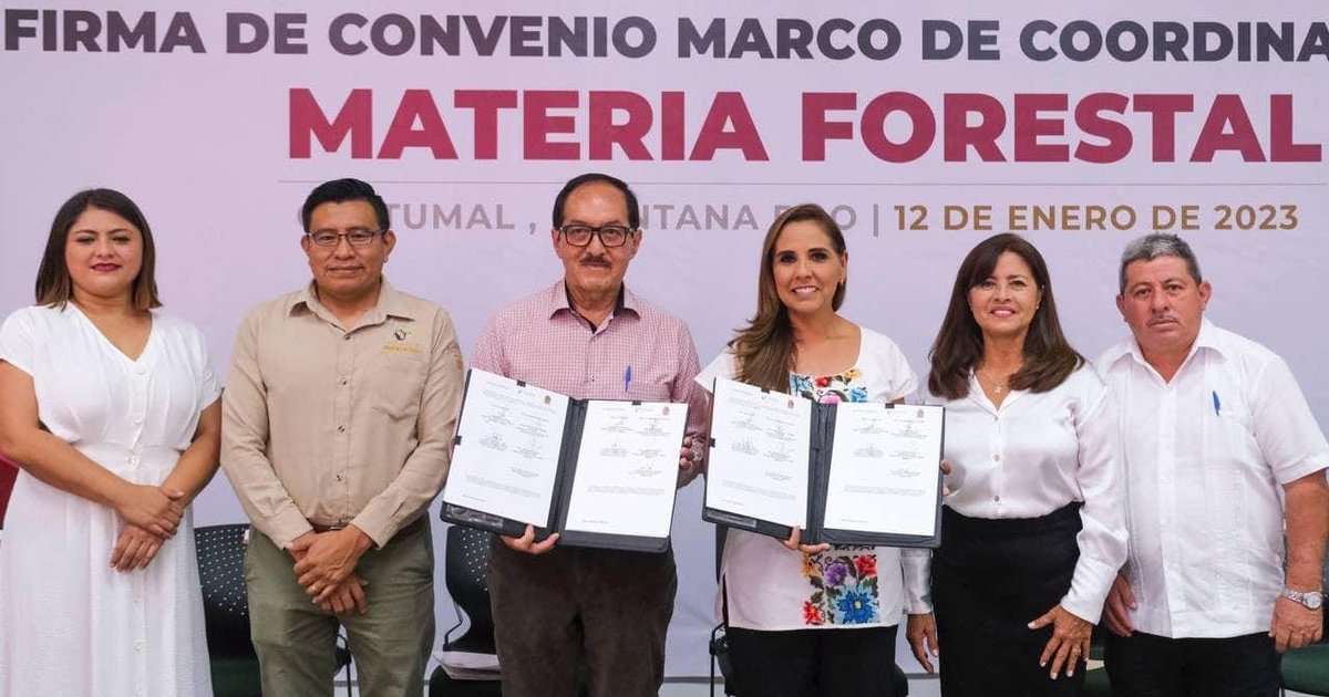 Firman convenio Mara Lezama y Conafor para la conservación de la ...