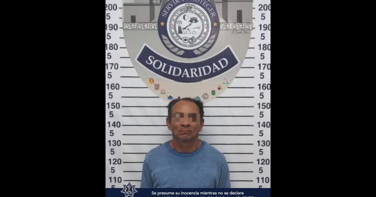 Hombre es detenido tras ser señalado de acoso sexual en Playa del Carmen