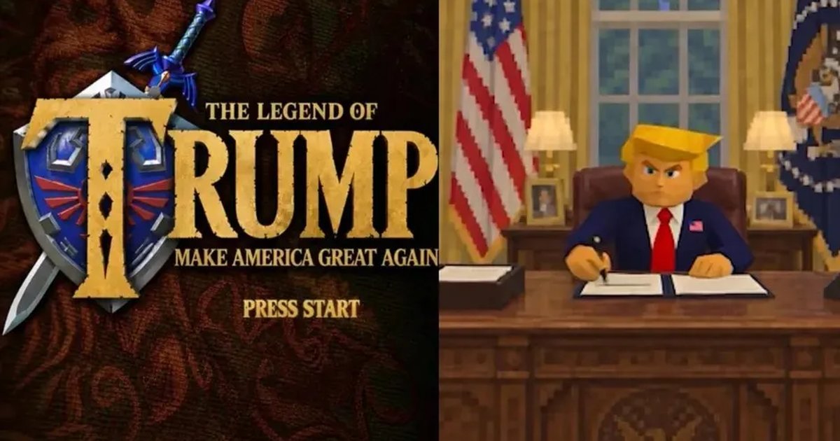 The Legend of Trump: Casa Blanca publica video con el presidente como ...