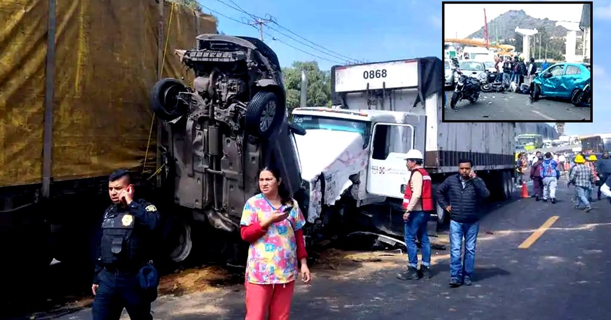 Video: Tráiler se queda sin frenos y se lleva 10 autos en la autopista ...