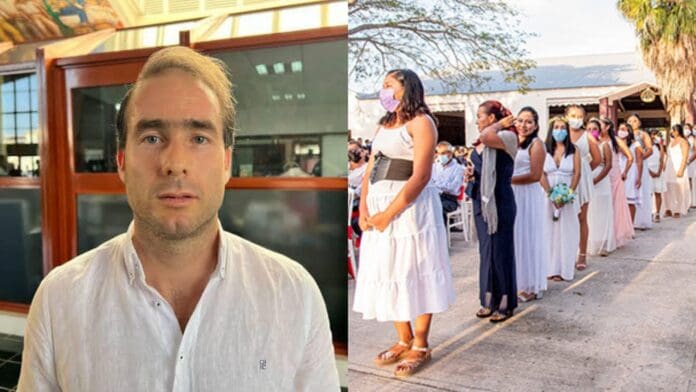 El alcalde Diego Castañón invita a las parejas de Tulum a participar en el programa Bodas Colectivas de este año.