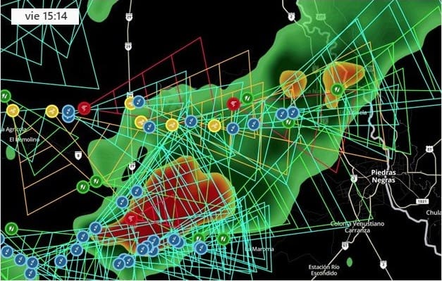 Alerta Protección Civil posible formación de tornado en Coahuila y Nuevo León