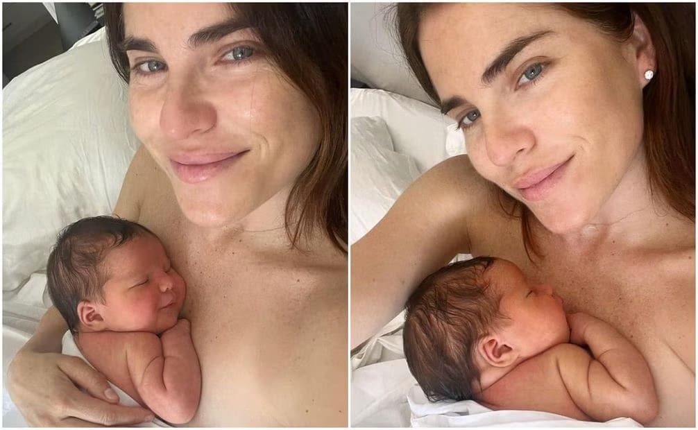 Karla Souza presume a su hija tras 33 horas de parto