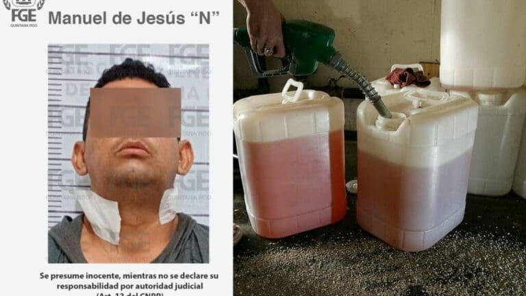 Detienen a sujeto que le arrojó gasolina a una mujer en Cancún