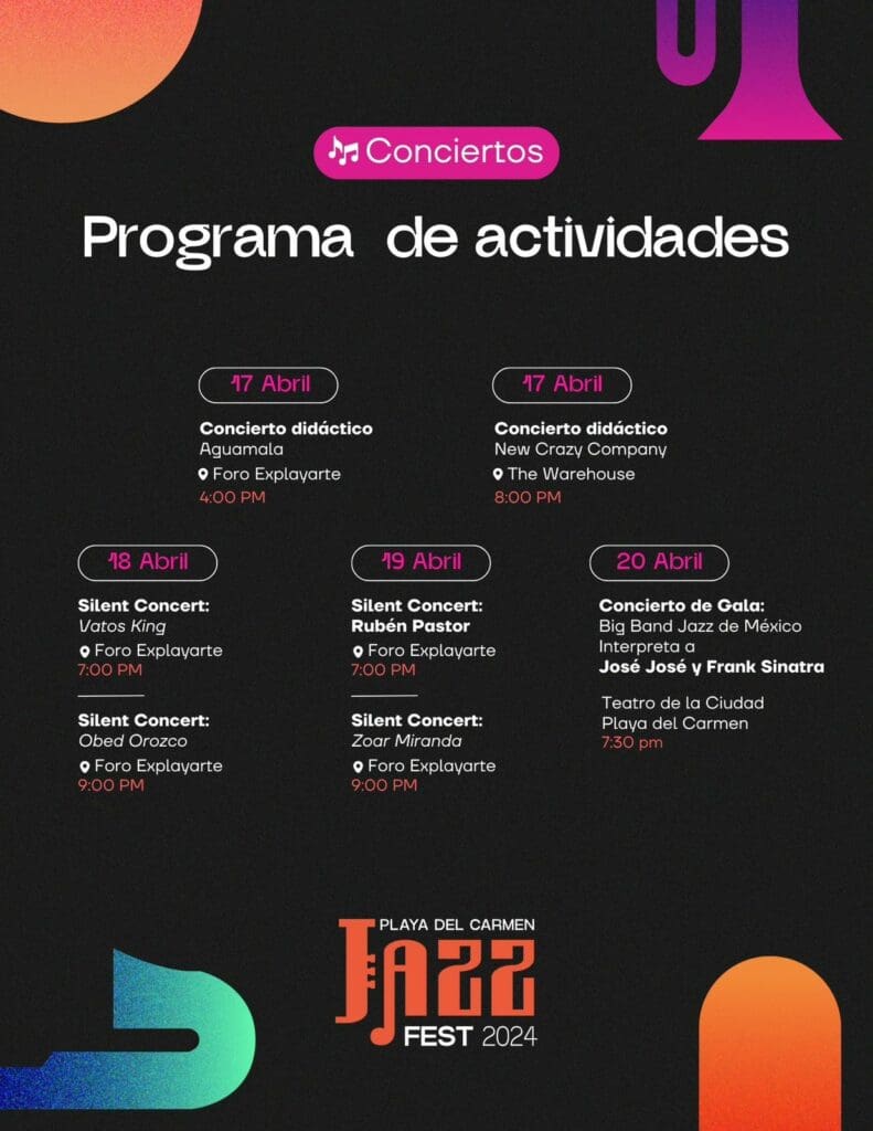 ¡Llega la Primera Edición del Playa del Carmen Jazz Festival!