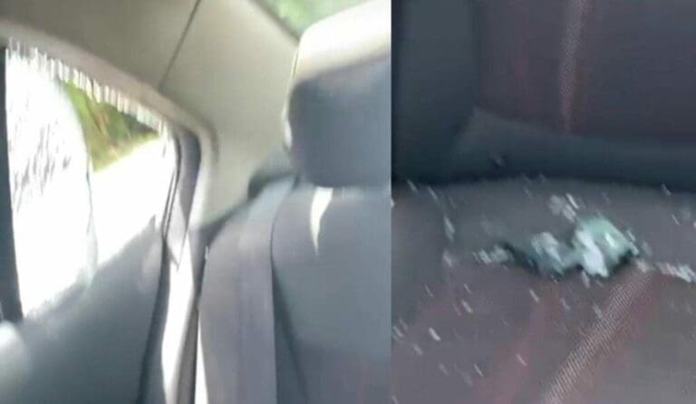 El conductor de Uber a quien le rompieron uno de sus cristales al dejar a unos turistas en el aeropuerto de Cancún interpuso una denuncia.