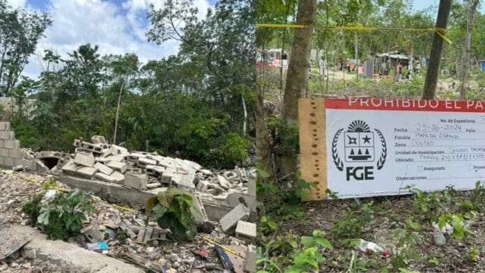 Impiden vecinos desalojo en colonia irregular Las Torres de Playa del Carmen