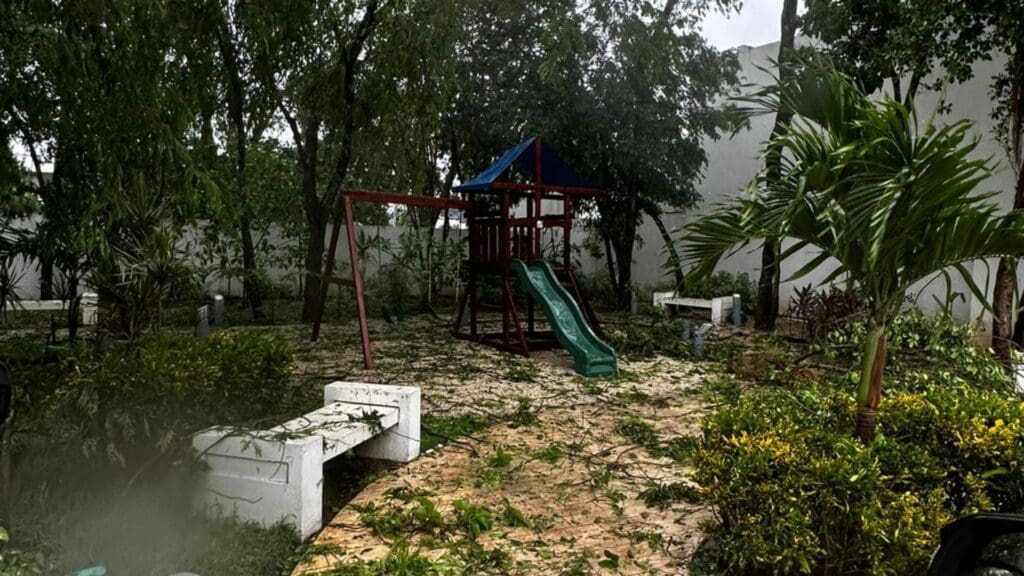 Galería de imágenes de Playa del Carmen después del paso del huracán Beryl