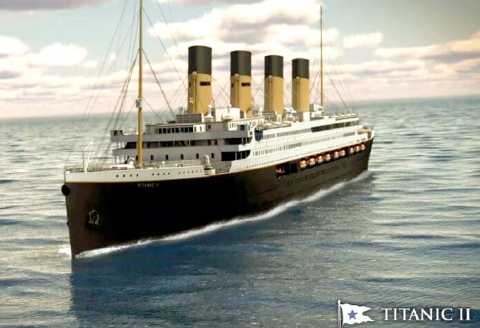 Construyen el Titanic II: el lujoso transatlántico zarpará en 2027 y hará el recorrido original